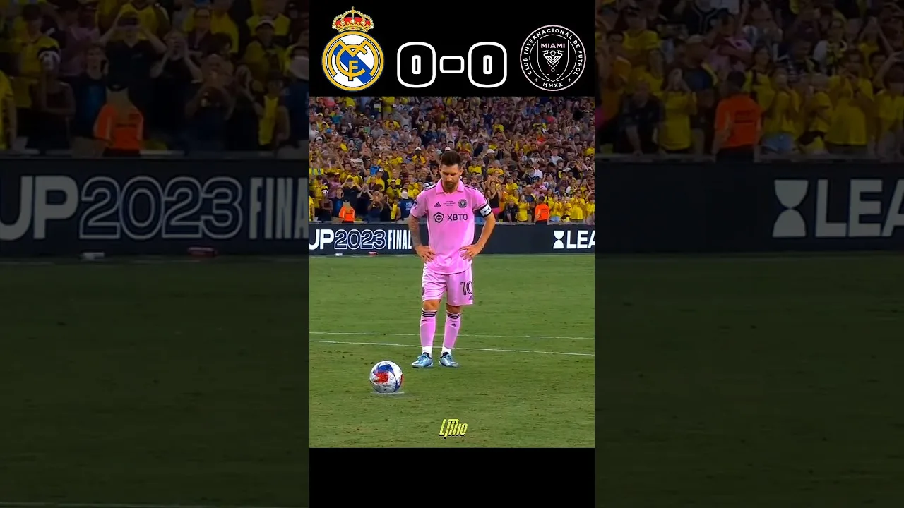 Inter Miami contre Real Madrid 🤯🔥| Match imaginaire #shorts #football #youtube