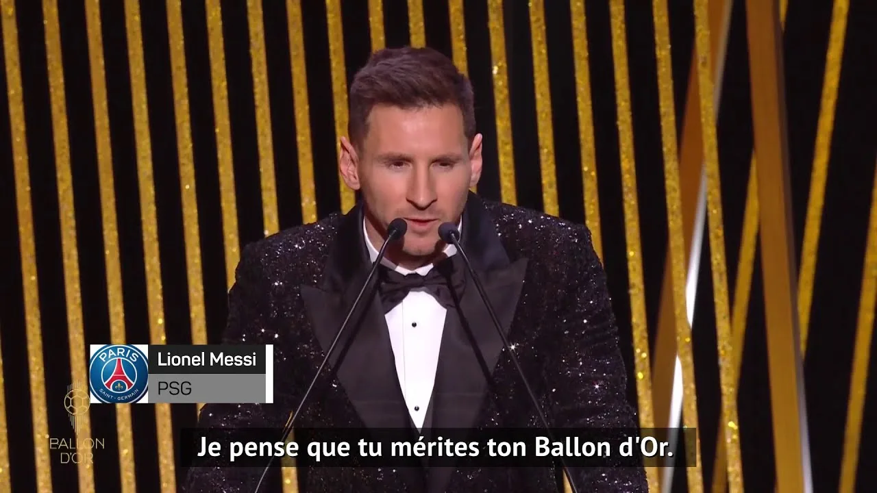 Ballon d'Or  Lionel Messi : "Lewandowski