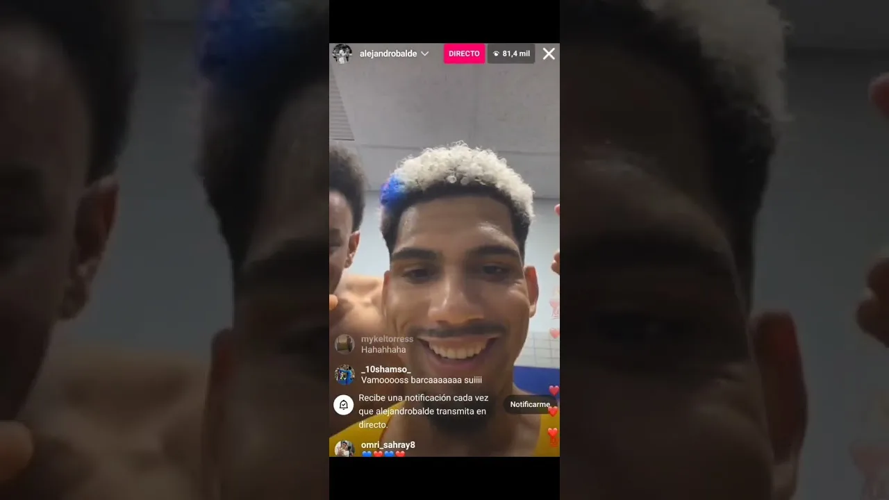 MESSI APARECE EN EL INSTAGRAM LIVE DE ARAÚJO CELEBRANDO EL