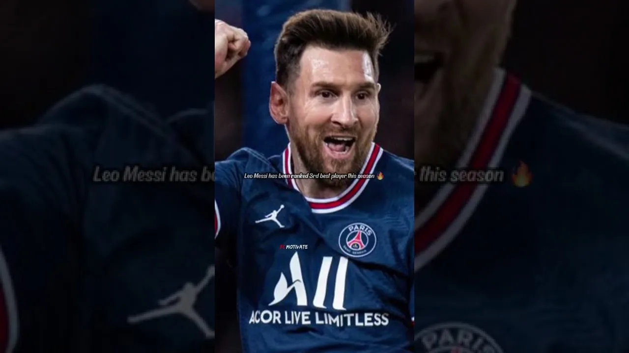 Leo Messi 3rd best player in the world this season?  #messi