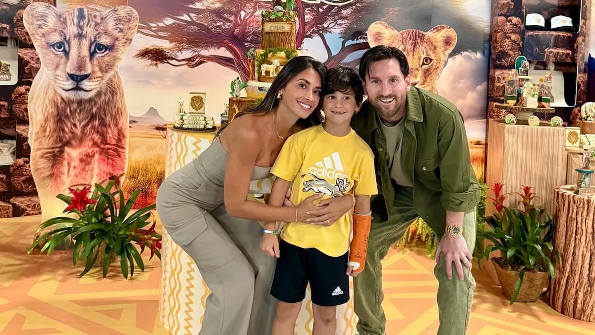 Lionel Messi et Antonela Roccuzzo célèbrent l’anniversaire de leur fils Cyro