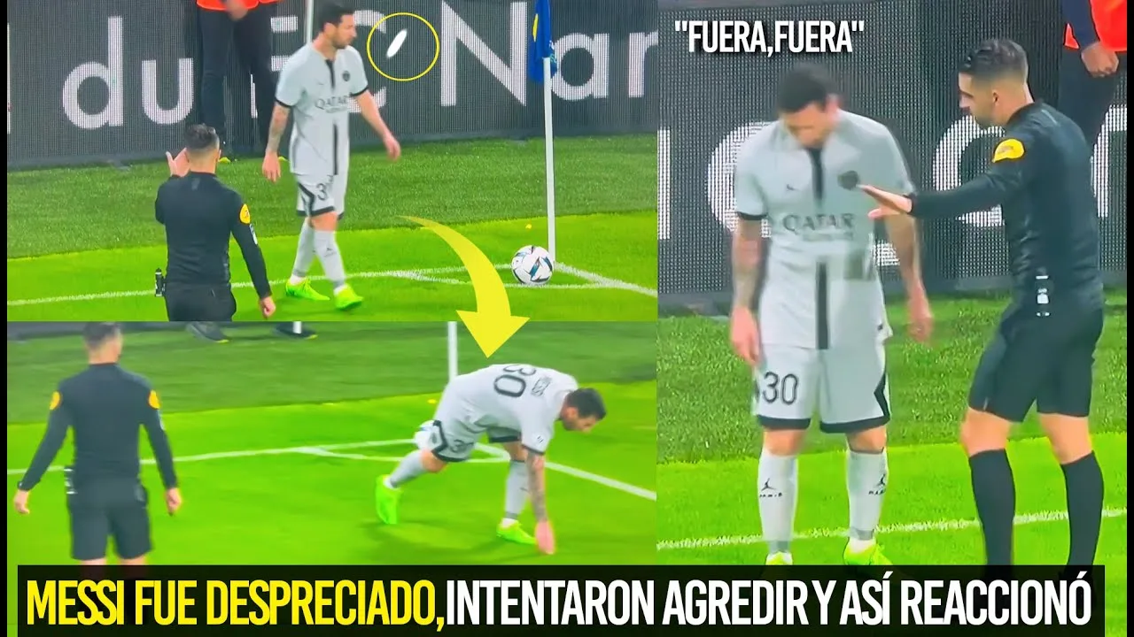 ESTO PASÓ CUANDO MESSI FUE AGREDIDO POR HINCHAS HOY ASÍ