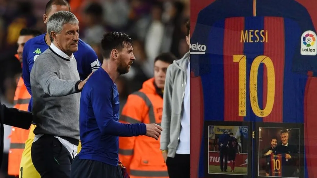 When Lionel Messi & Quique Setién Met ● 2 Performances