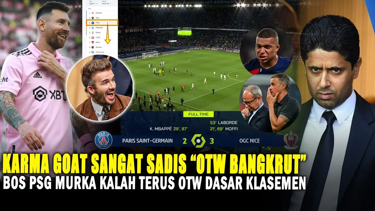 KARMA HANCUR !! Messi Di HINA ULTRAS Malah PSG ESMOSI Kalah