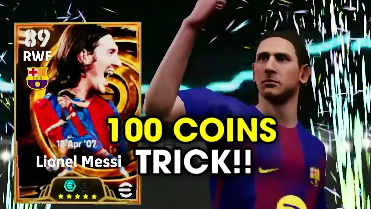 Astuce pour obtenir un Lionel Messi classé 110 dans eFootball 2026 Mobile