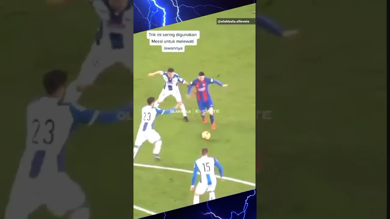 3 trik lionel Messi melewati lawan lawannya