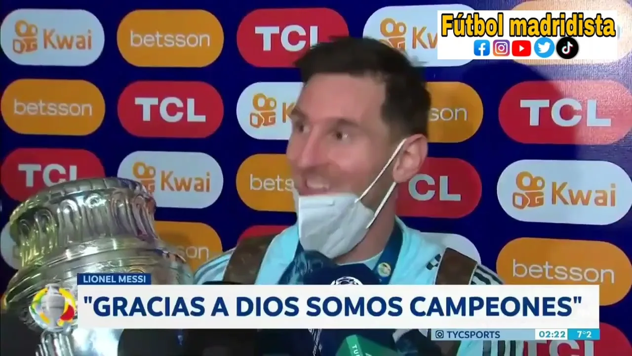 Las declaraciones de Messi tras ganar