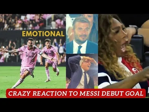 Crazy reaction to Messi’s last-minute free kick – Serena