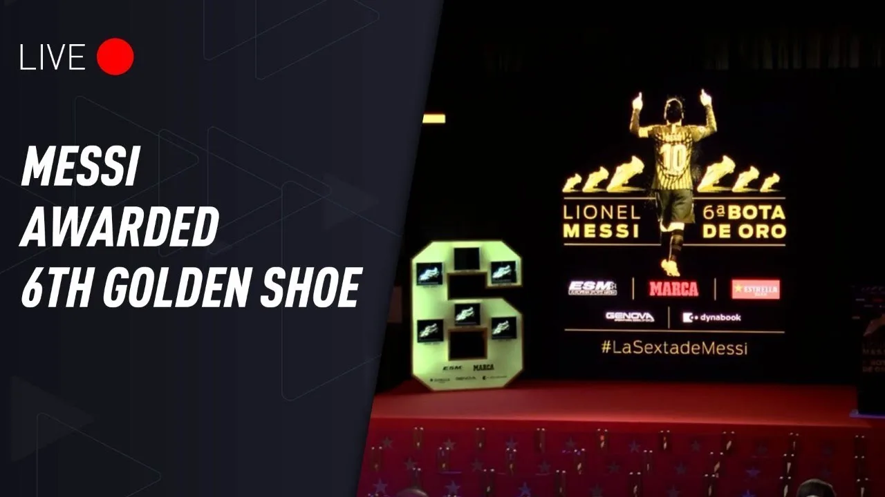 Lionel Messi scoops sixth Golden Shoe [in Spanish]