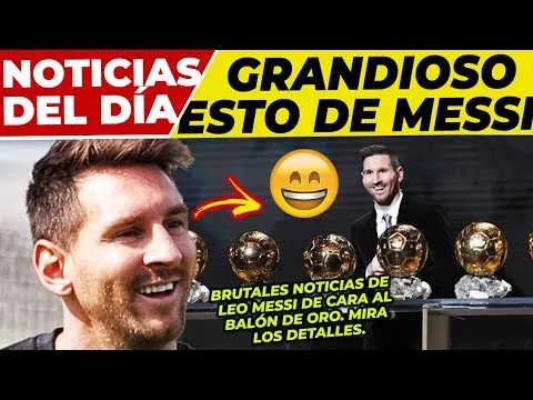¡VAMOS! MARAVILLOSA NOTICIA para LEO MESSI  MBAPPÉ y