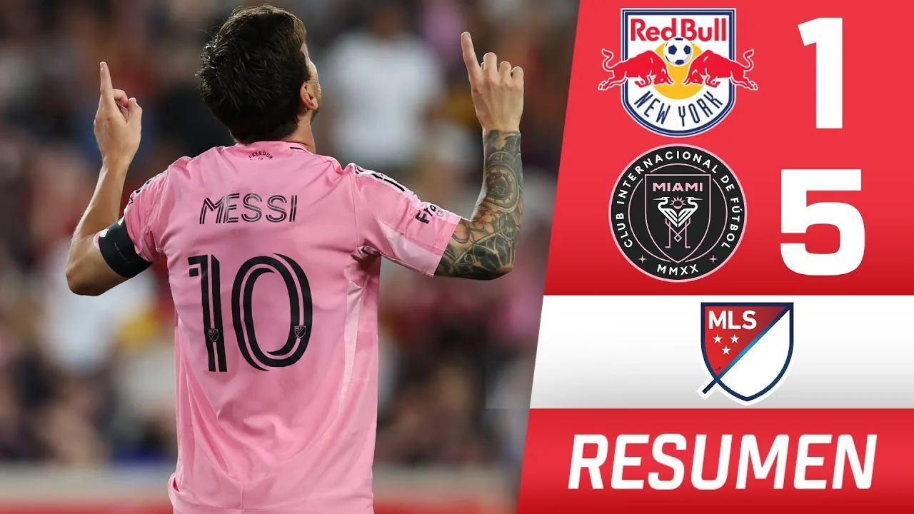 Une autre nuit stellaire de Messi. Golazo et double à Tirada de l’Inter Miami vs New York Red Bulls | MLS