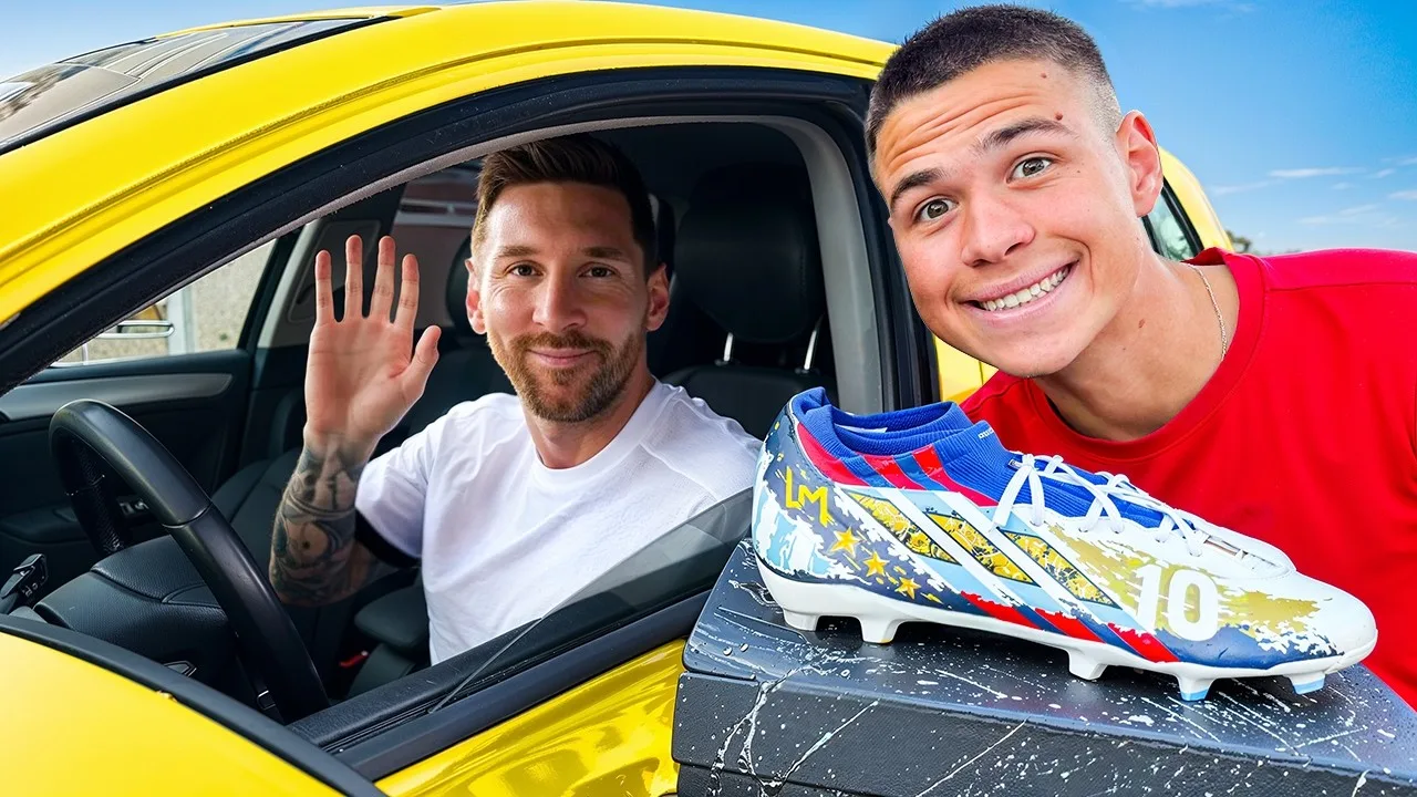J’ai créé des chaussures de football pour Messi