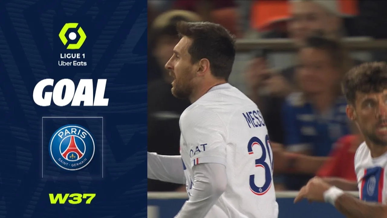 Goal Lionel MESSI (59&prime; – PSG) RC STRASBOURG ALSACE – PARIS