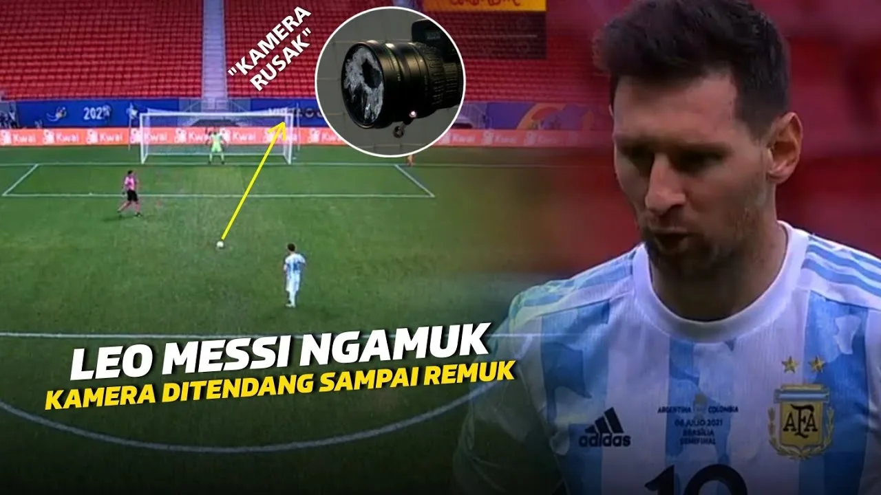 KORBAN PENALTI JAHAT MESSILihat Tendangan Gak Ngotak