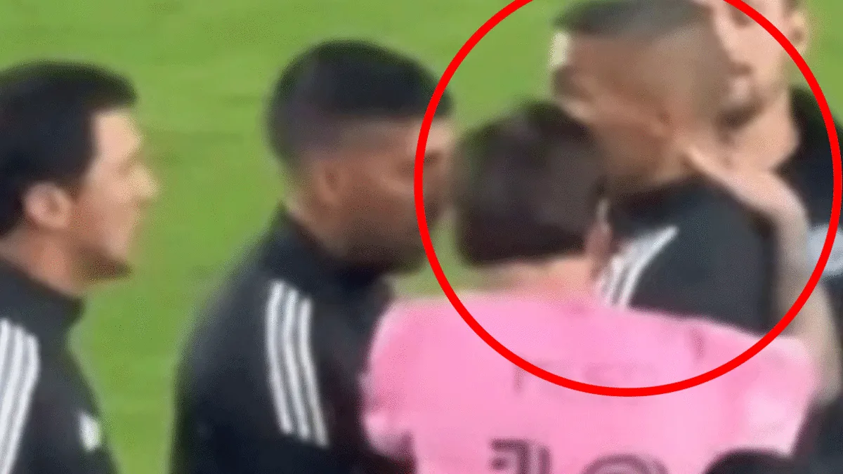 Lionel Messi dans l’eau chaude après avoir attrapé l’entraîneur rival dans l’ouvreur MLS