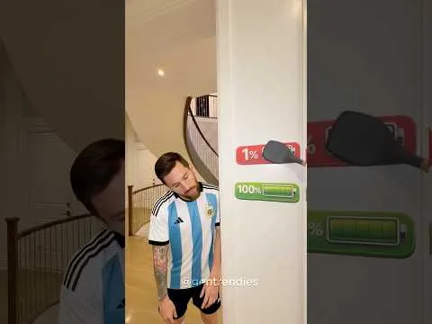 Lionel Messi fait la tendance des batteries 🤯