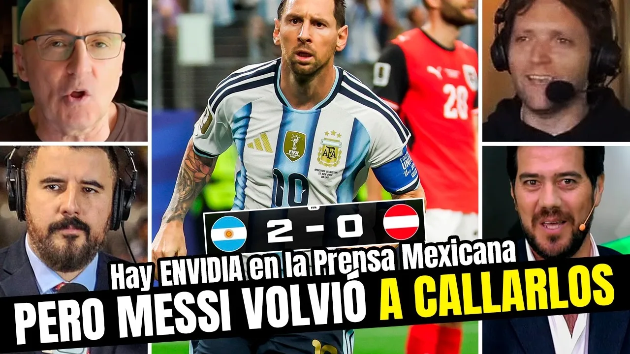 MESSI FAIT L’HISTOIRE et la presse mondiale se rend face à l’Argentine
