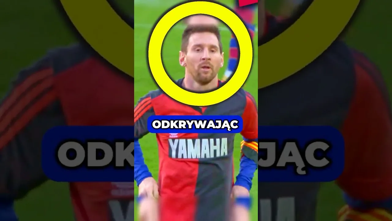 Messi a caché un t -Shirt d’un autre club !? #shorts