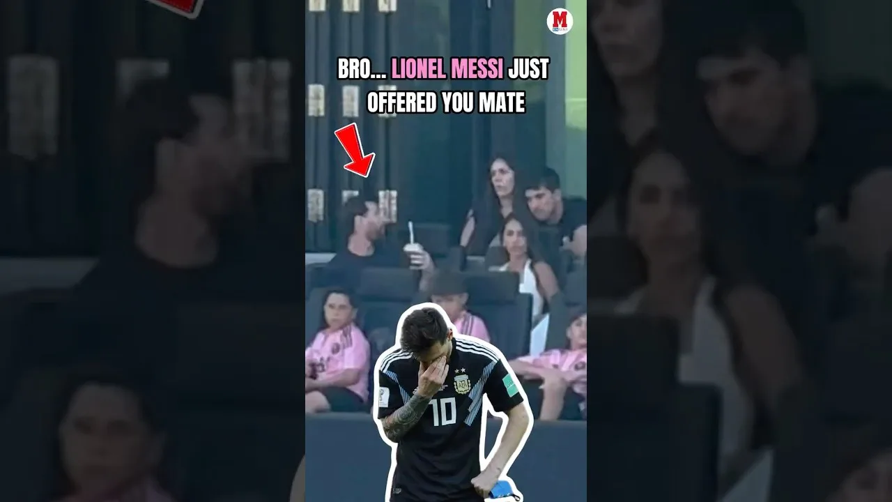 Who says no to mate… from LIONEL MESSI?! 😳🧉#Messi #Miami #InterMiami #MLS