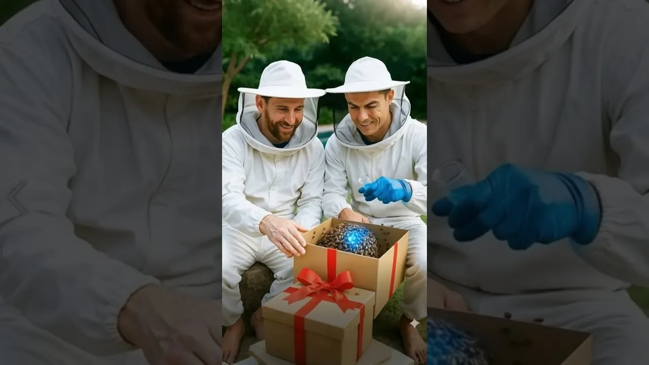 🐝🤣 Neymar Jr. fait des farces à Lionel Messi et Cristiano Ronaldo – Le CHAOS ULTIME DES ABEILLES ! 💥⚽