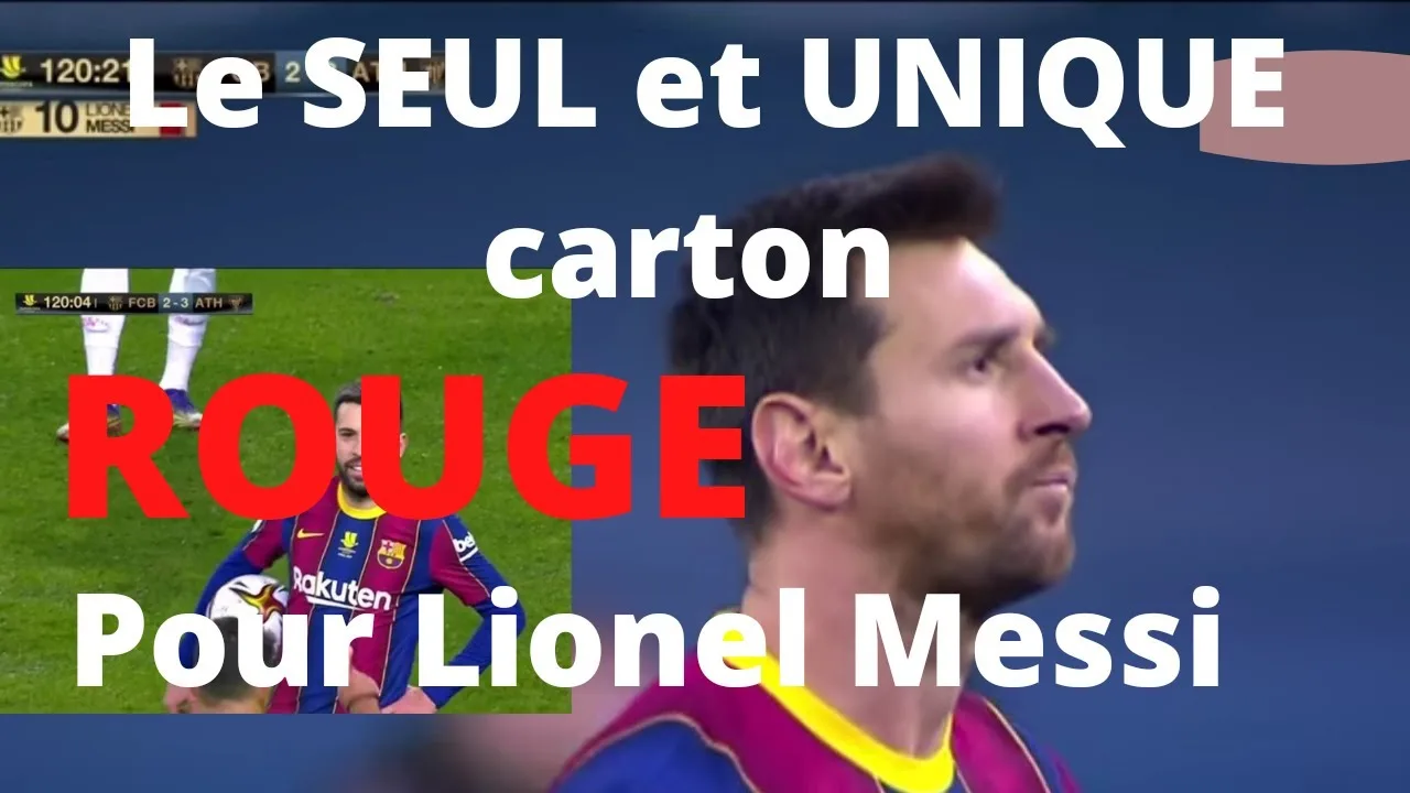 Lionel Messi Craque complètement et prends son premier