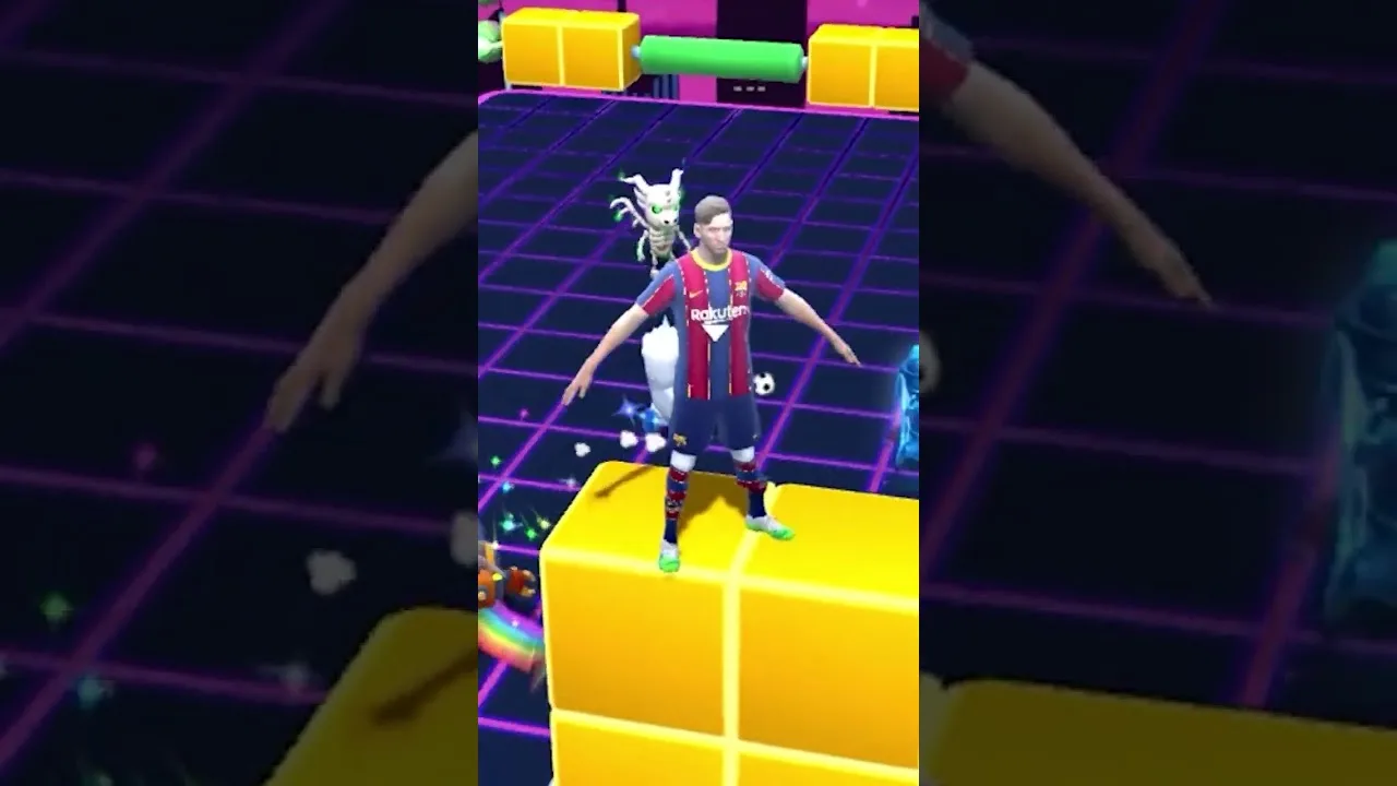 LEO MESSI en BLOCK DASH 🔥😎 #short #stumbleguys
