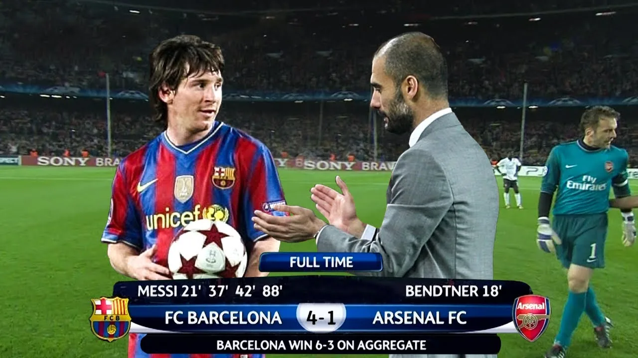 Pep Guardiola will never forget Lionel Messi's