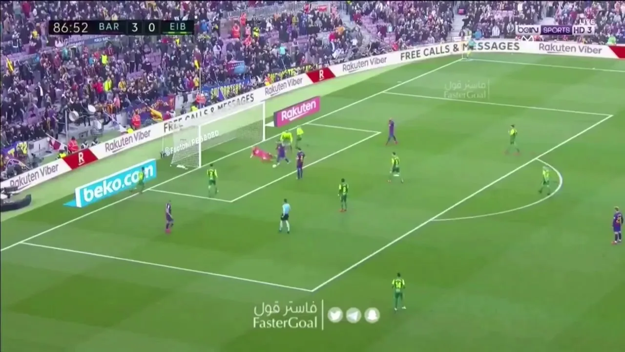Lionel Messi 4th Goal vs Eibar | 22/02/2020 FC Barcelone vs