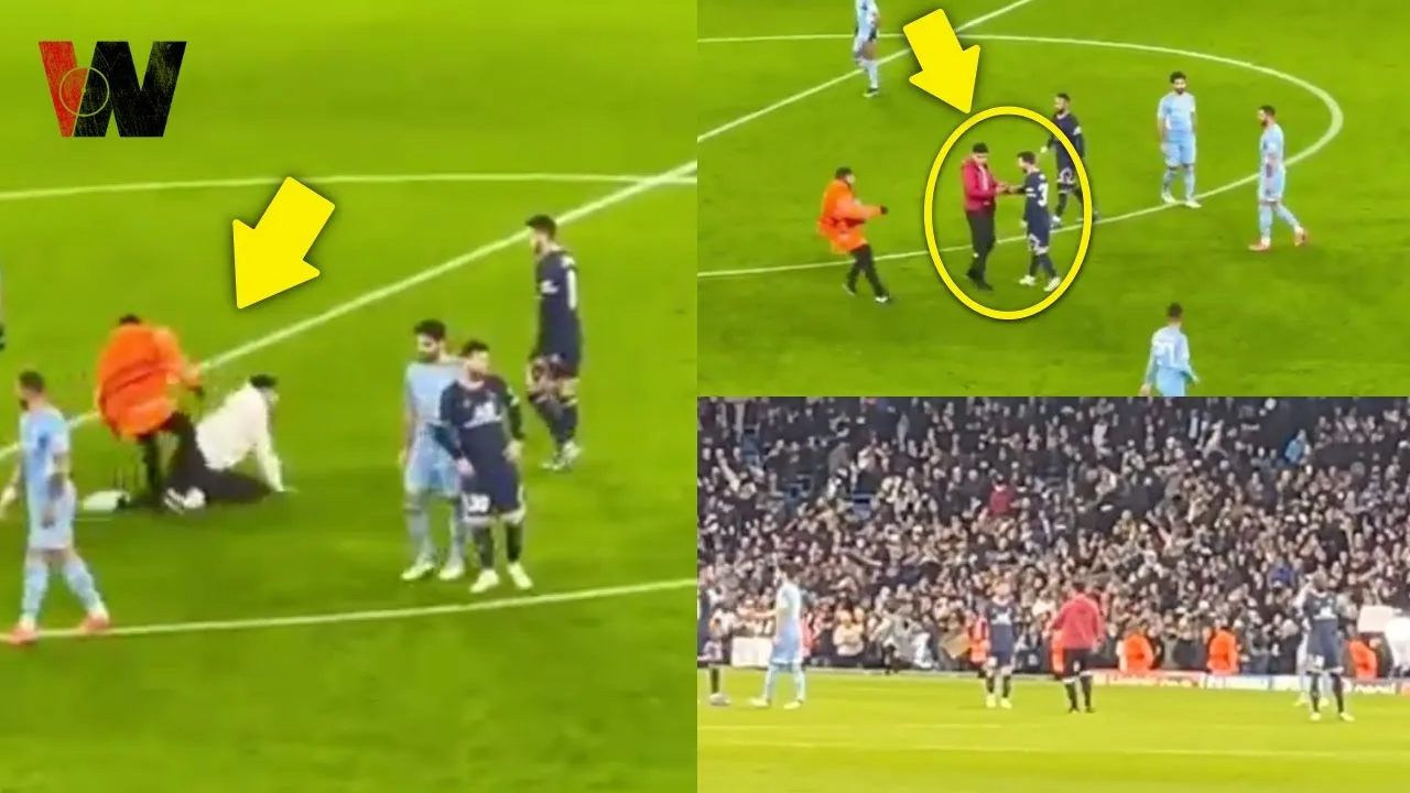 Leo MESSI Chased by 2 Man City Fans after after PSG Loss