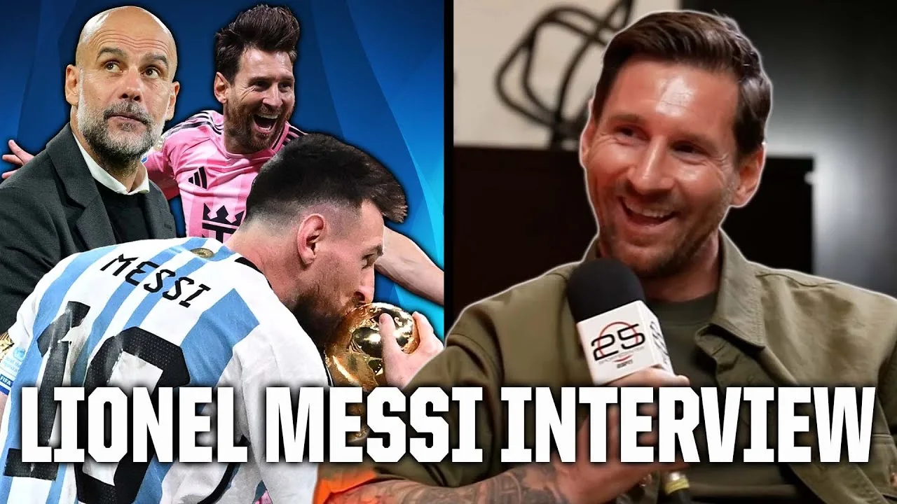 EXCLUSIVITÉ Lionel Messi : Coupe du monde 2026, Pep the GOAT et plus encore ! (Sous-titres anglais complets) | ESPN FC