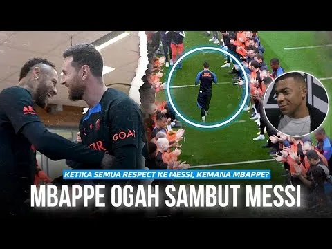 Mbappe Gak Mau Sambut Messi !! Lihatlah Reaksi Rekan Satu