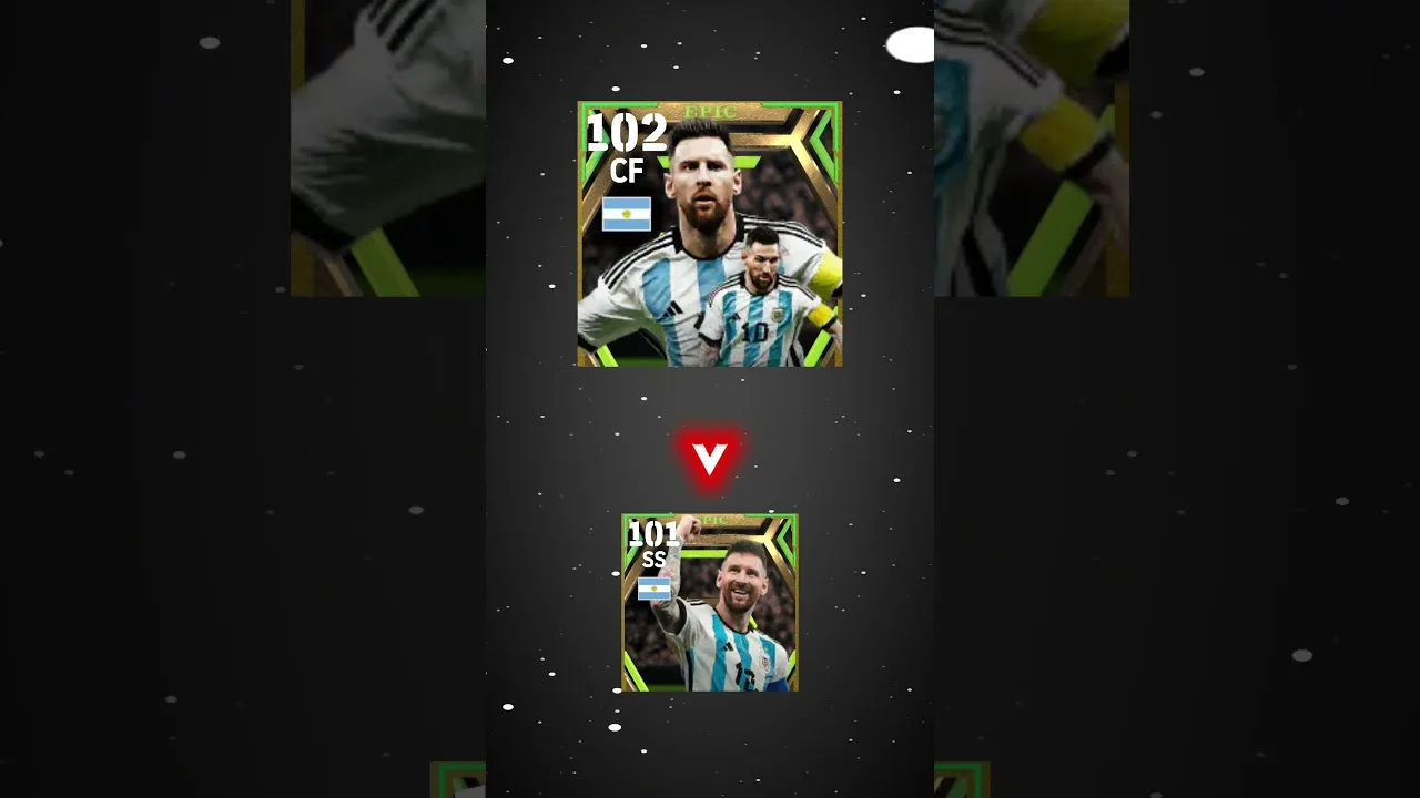 Leo Messi  Which Card Is Better #shortvideo #ytshort
