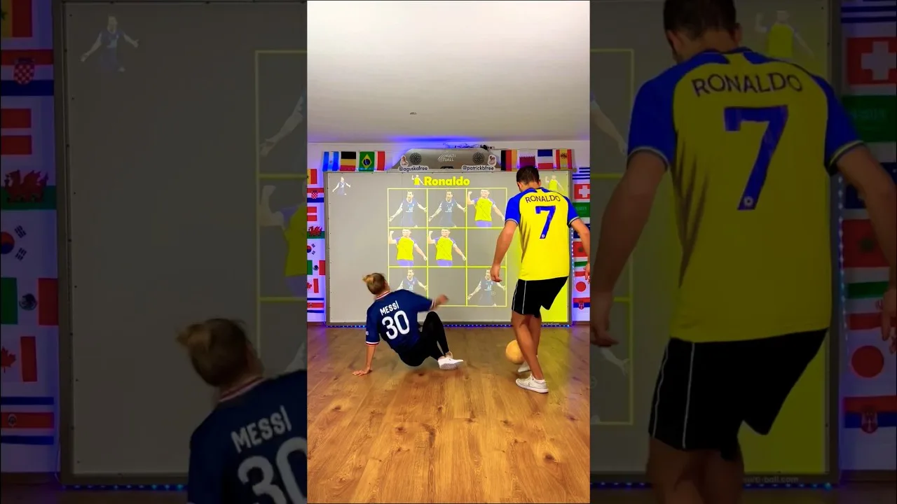 RONALDO vs MESSI  do you agree?  #tictactoe #match