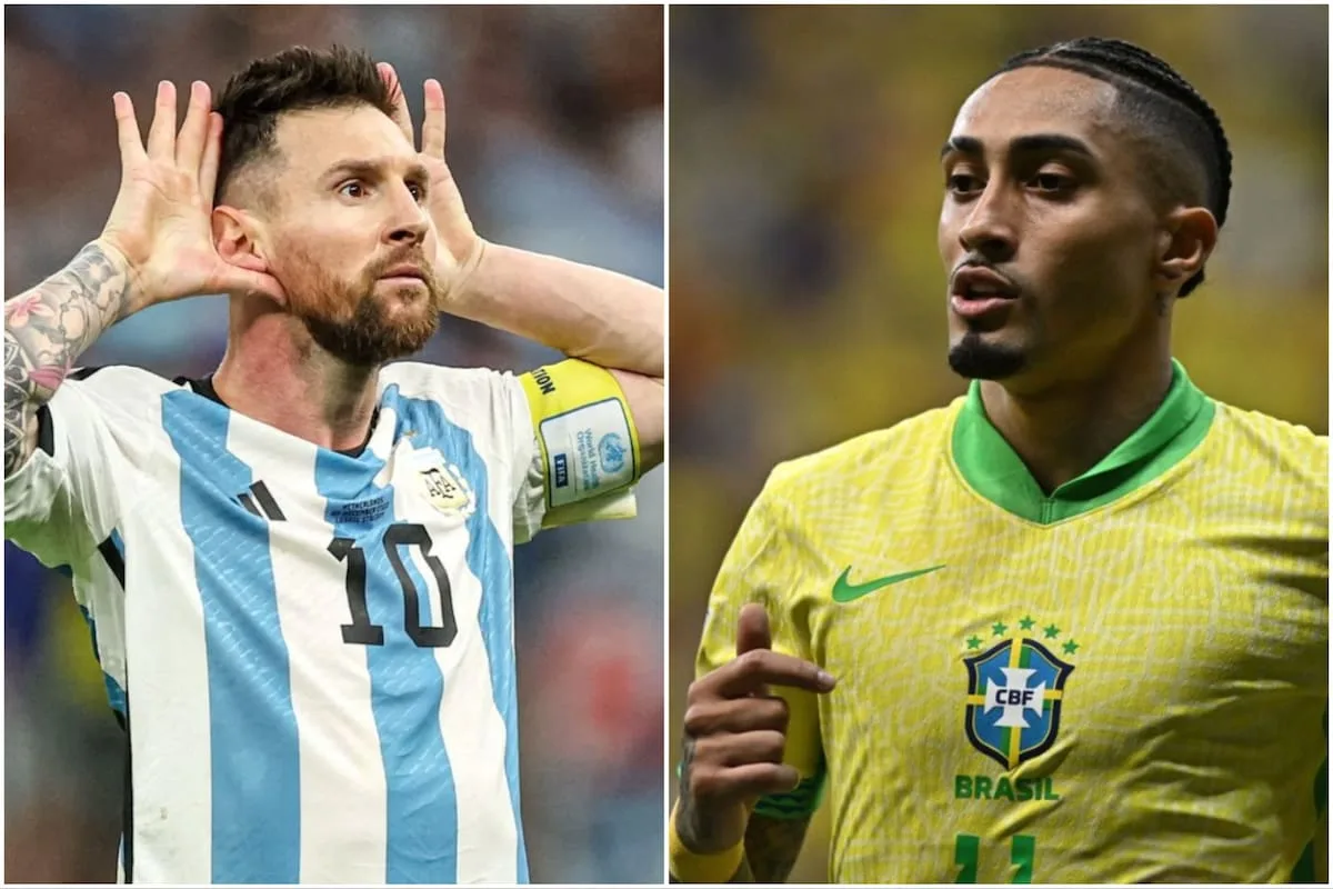Lionel Messi a célébré la victoire contre le Brésil et a répondu à Raphinha: « Parlant toujours au football »