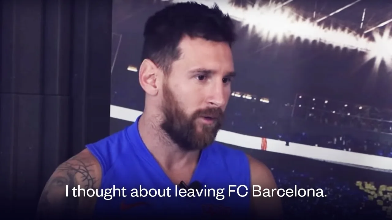 Lionel Messi CONFIRMS he wanted to leave FC Barcelona | Oh