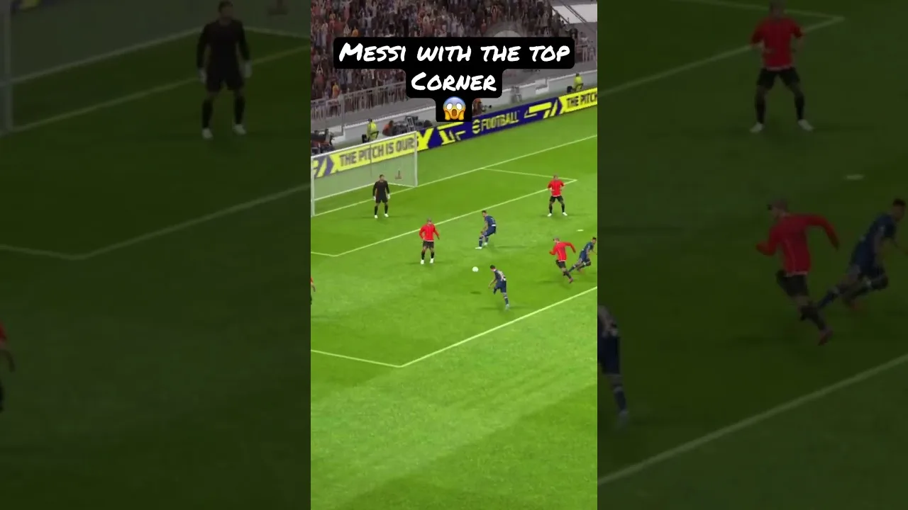 Leo messi with the top corner shot  #messi #football