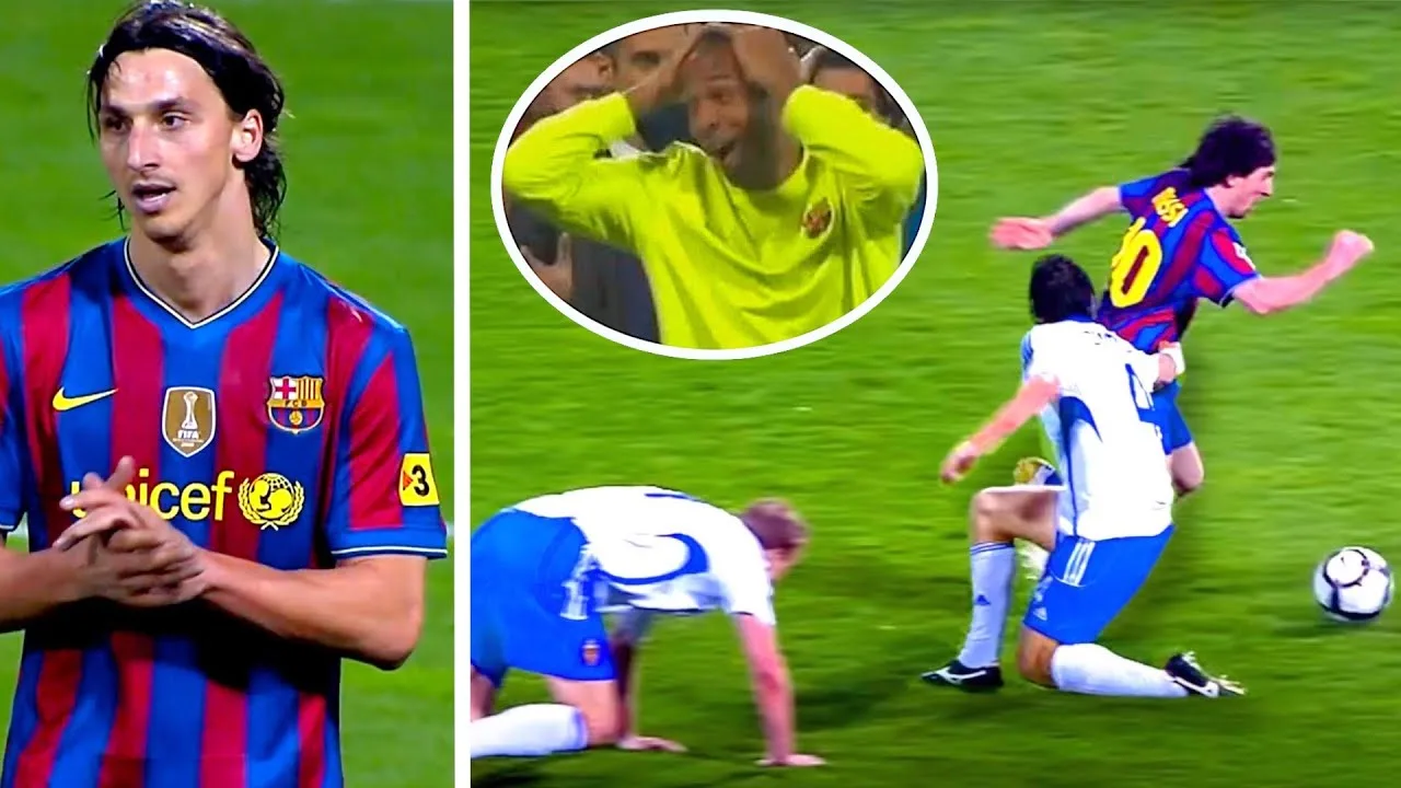 The Day Lionel Messi Impressed Henry & Ibrahimovic!
