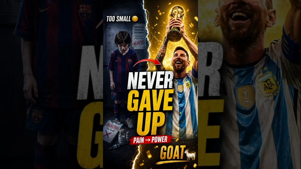 🔥Lionel Messi [NEVER GAVE UP] Histoire…💯 #shorts #shortsfeed