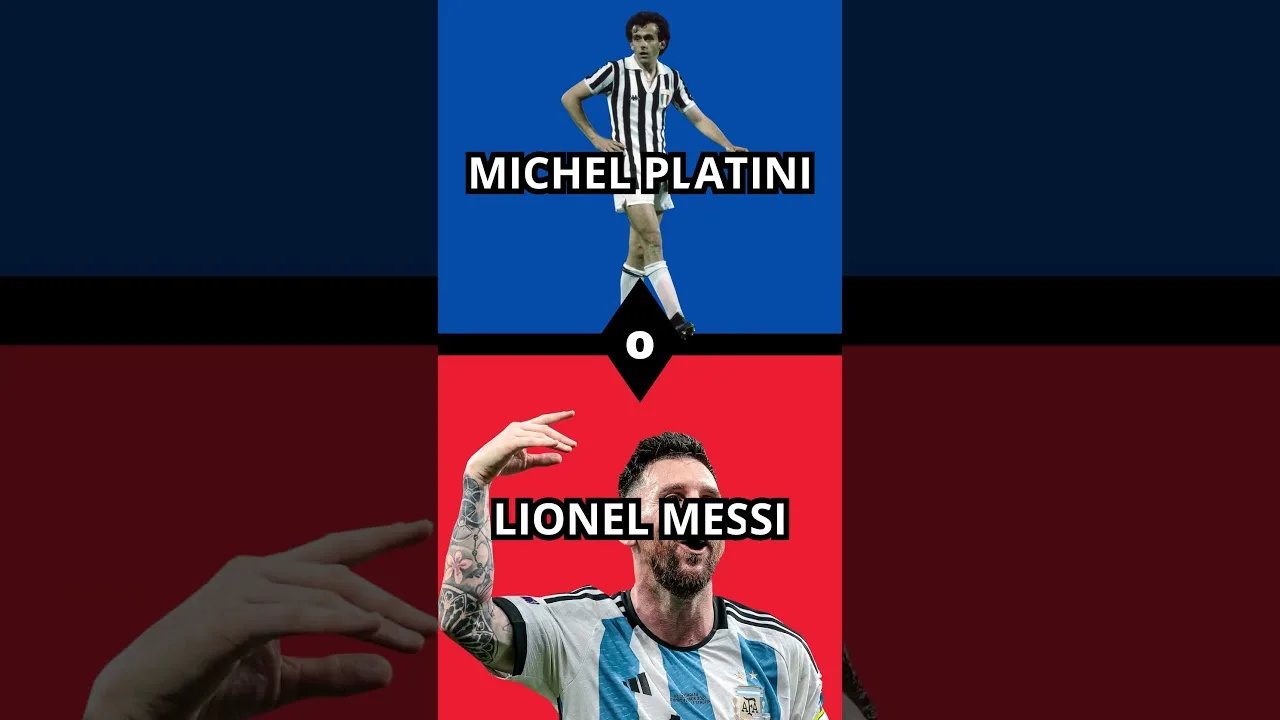 Michel Platini vs Leonel Messi #football  #soccerplayer