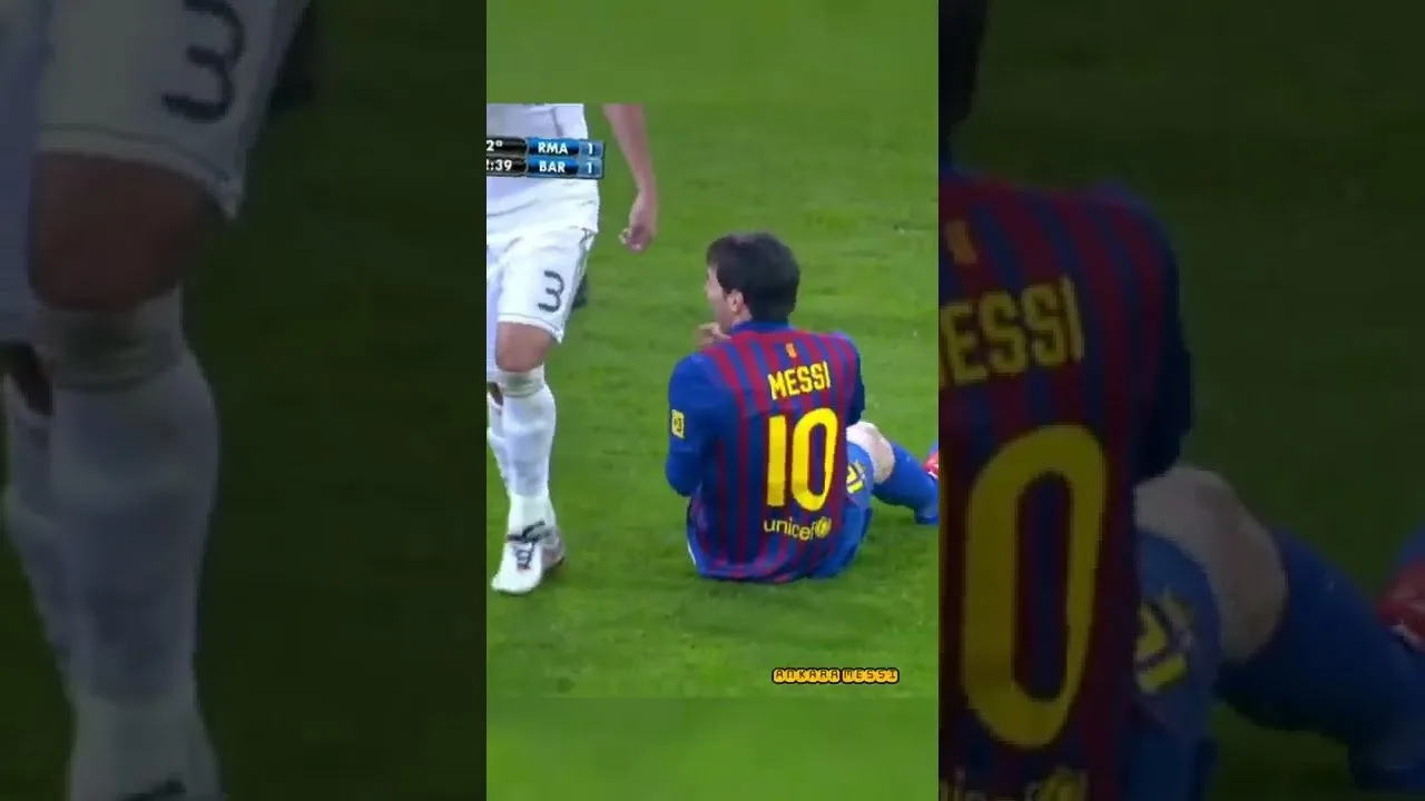 The days Real Madrid tried to kill Lionel Messi  #shorts
