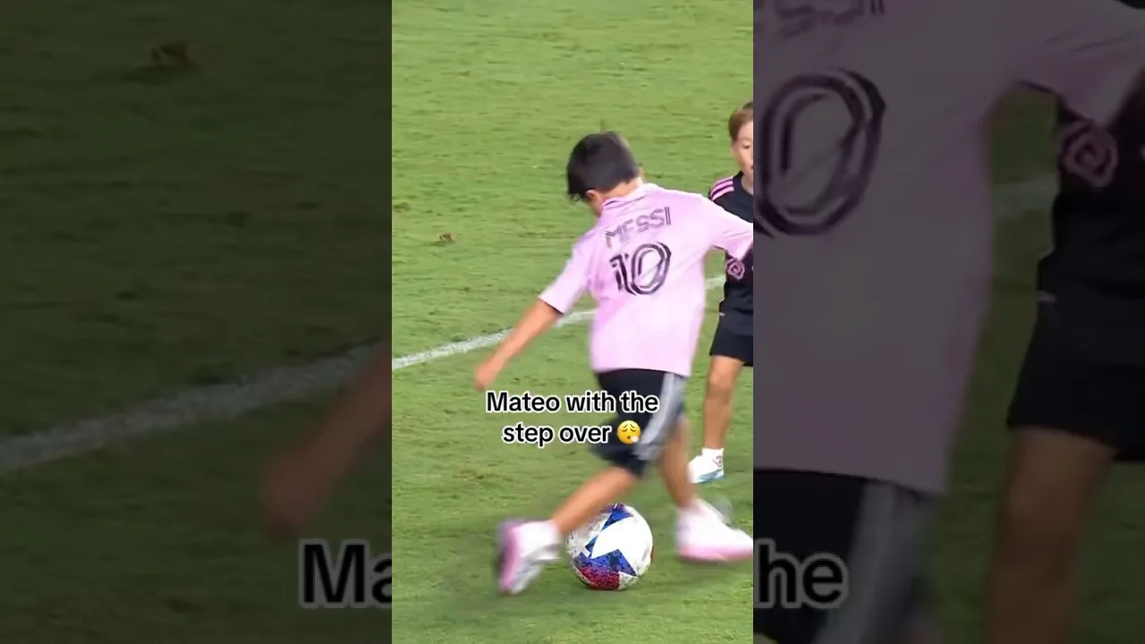 Messi entraîne bien ses fils 💯