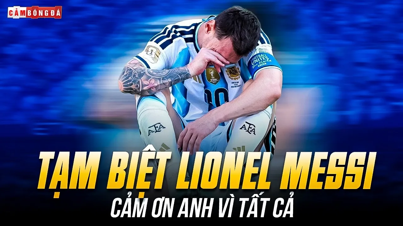 AU REVOIR LIONEL MESSI, MERCI POUR TOUT