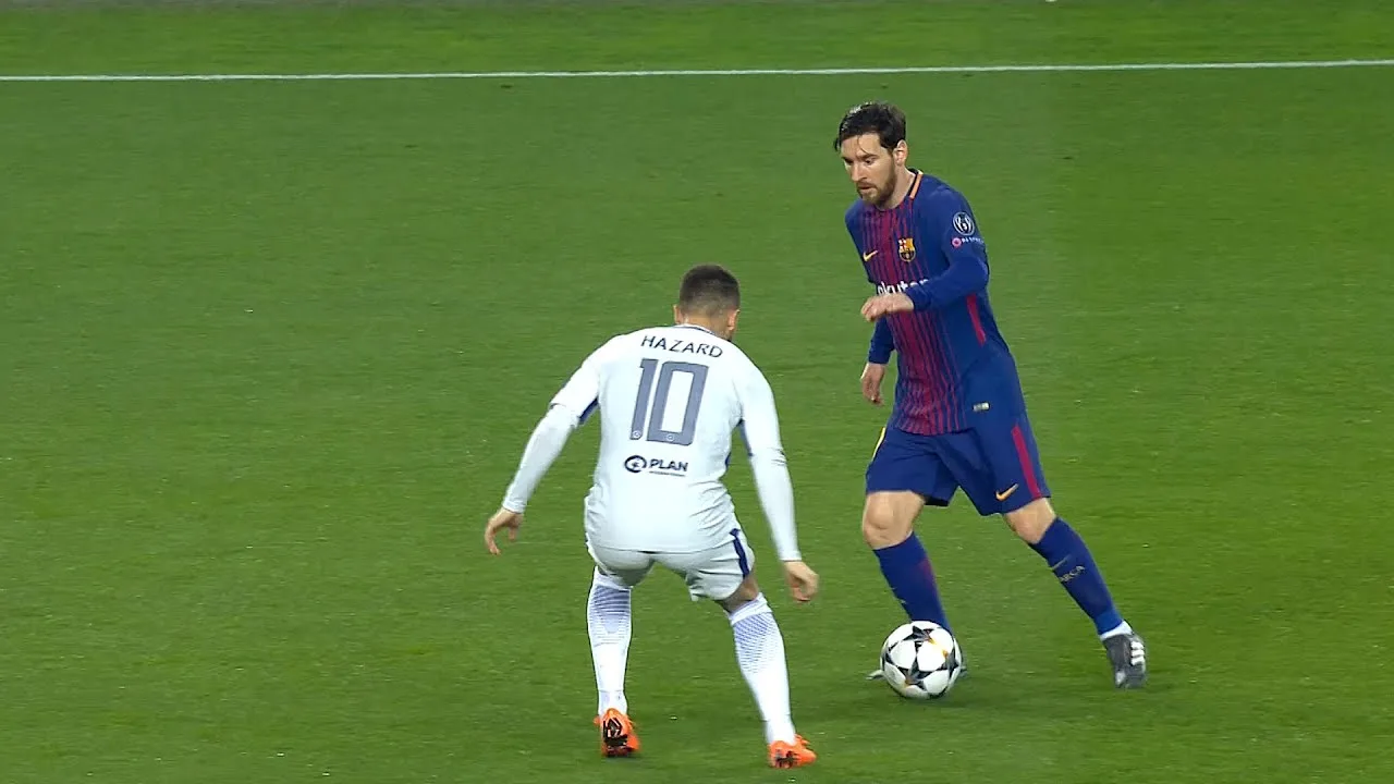 Lionel Messi vs Chelsea (Home) UCL 2017/18 – English