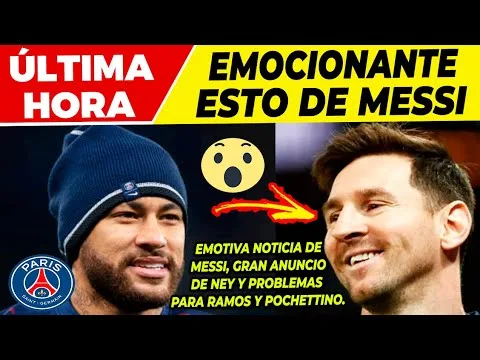MARAVILLOSA NOTICIA de LEO MESSI   GRAN ANUNCIO de