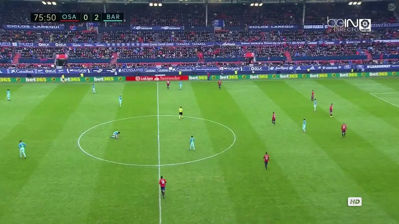 Osasuna vs FC Barcelona Leo messi fair play – Messi juego