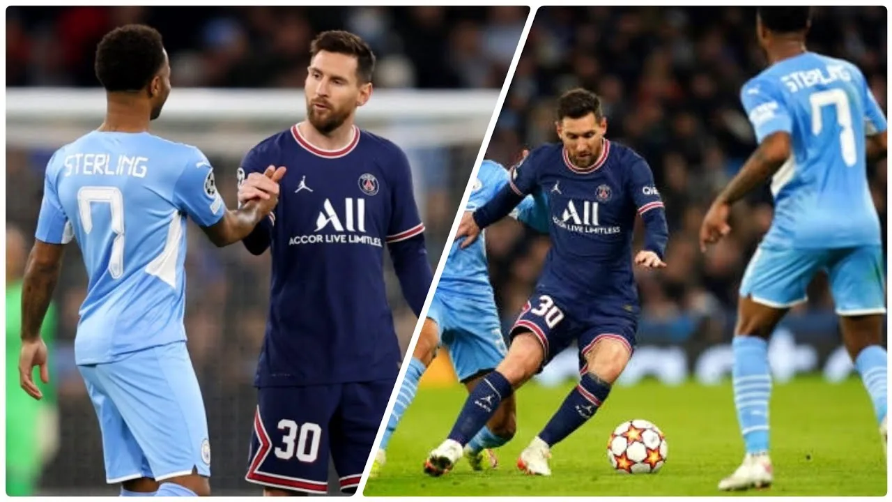 Lionel Messi snatched Raheem Sterling with Nutmeg (