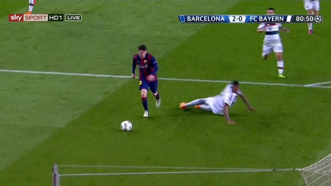Lionel Messi vs Bayern Munich (UCL) (Home) 2014-15 English