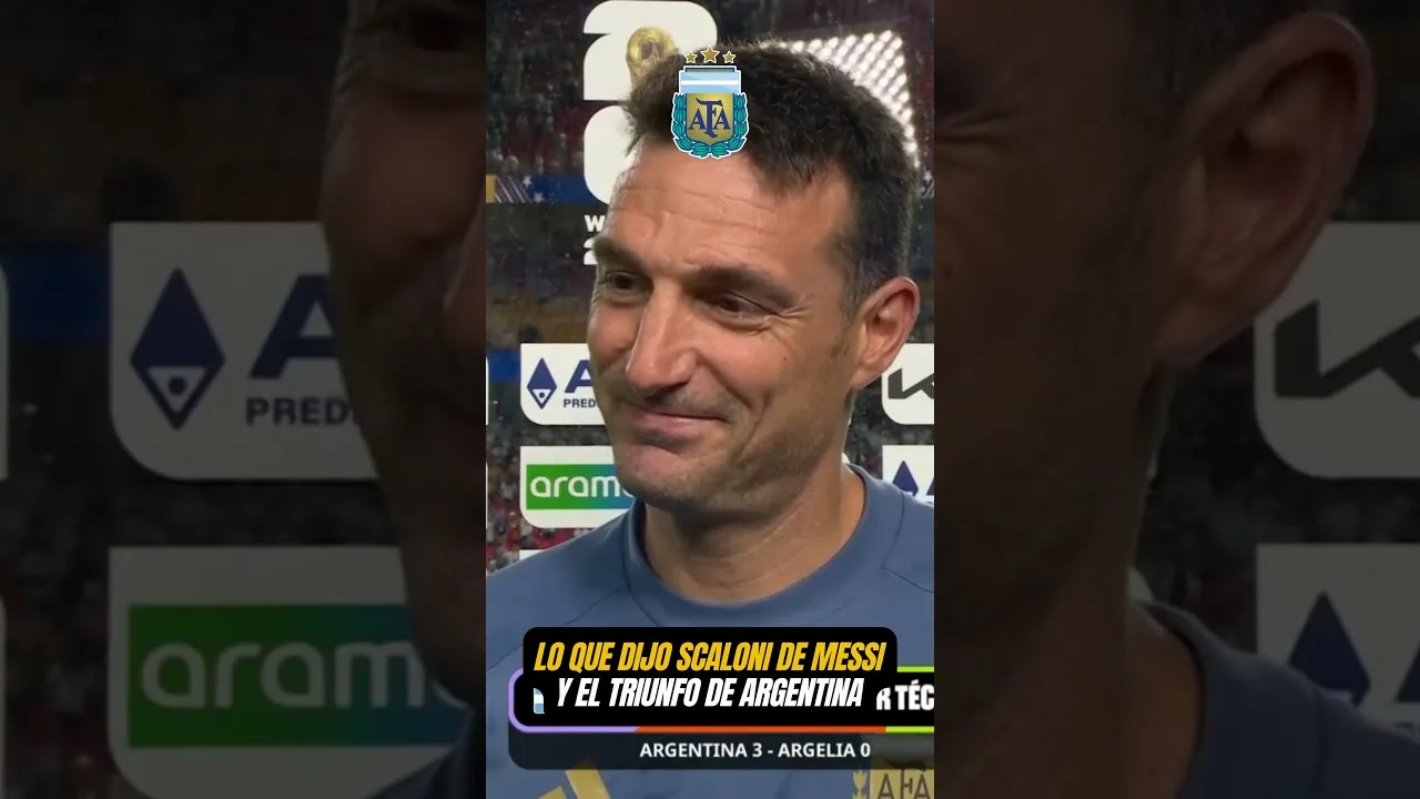 Ce que Lionel Scaloni a dit à propos de Lionel Messi et de la victoire de l’Argentine contre l’Algérie à la Coupe du monde 2026