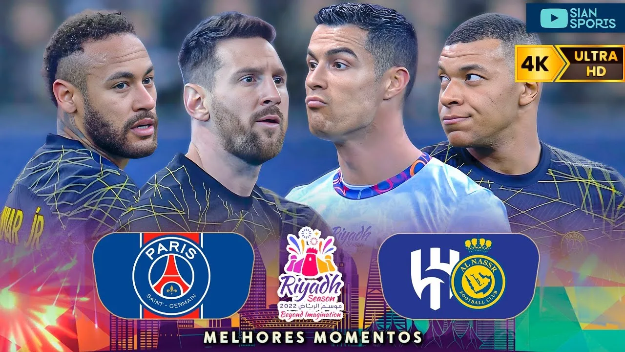 Le monde s’est arrêté et a regardé Ronaldo, Messi, Neymar, Mbabi, Neymar et Mbappe