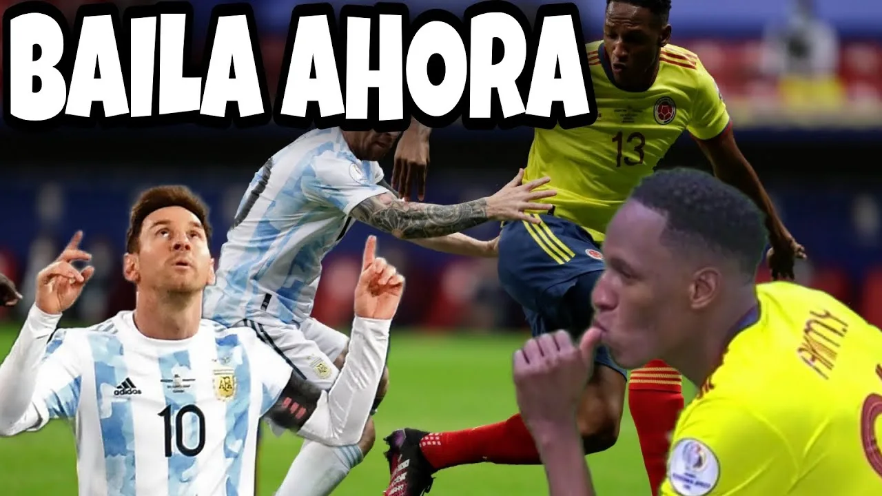MESSI SE ENFADA CON YERRY MINA POR SUS POLÉMICOS BAILES